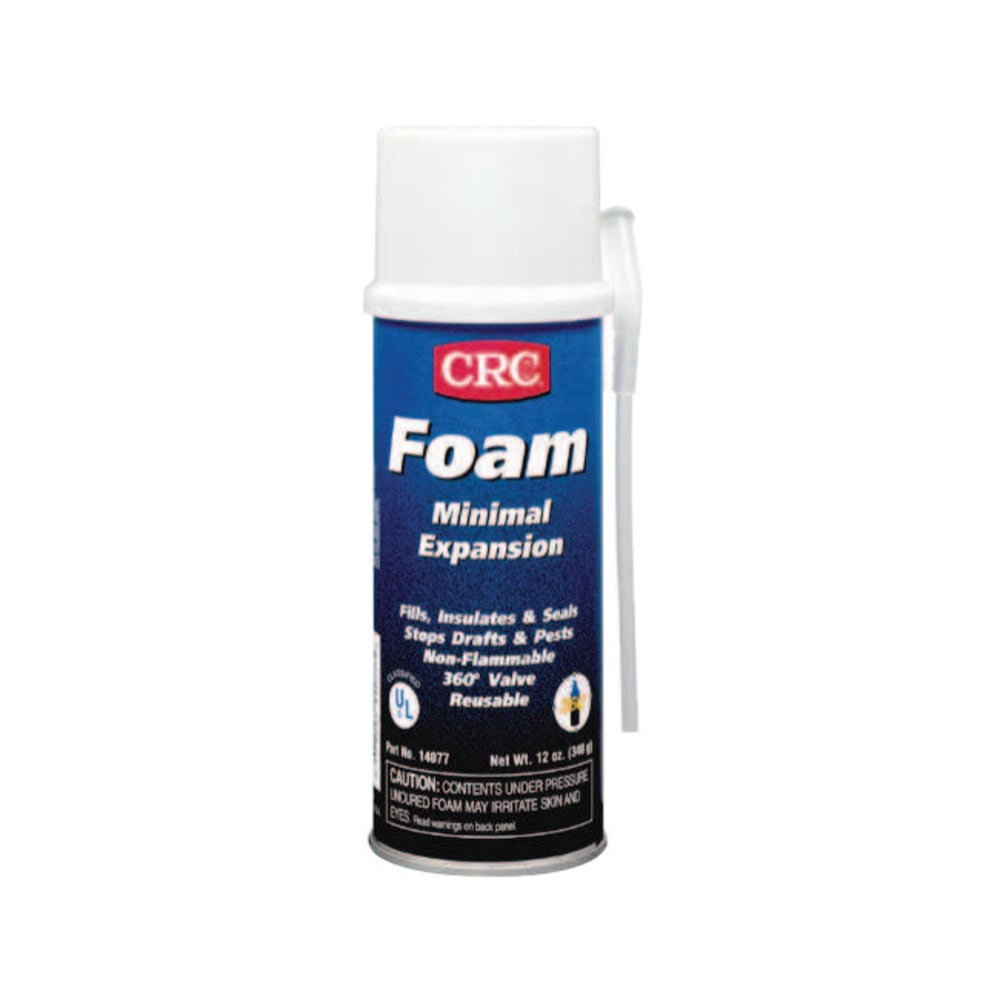 CRC Minimal Expanding Foam Sealant, 16 Oz Aerosol Can, Off-White MPN:14077