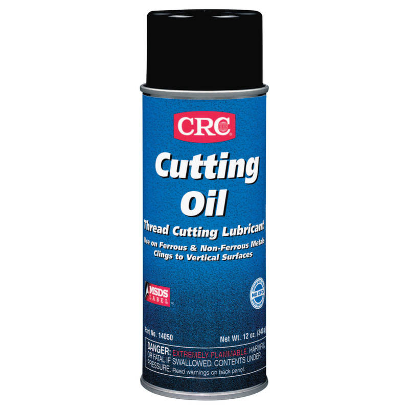 CRC Cutting Oil, 16 Oz Aerosol Cans, Pack Of 12 Cans MPN:14050