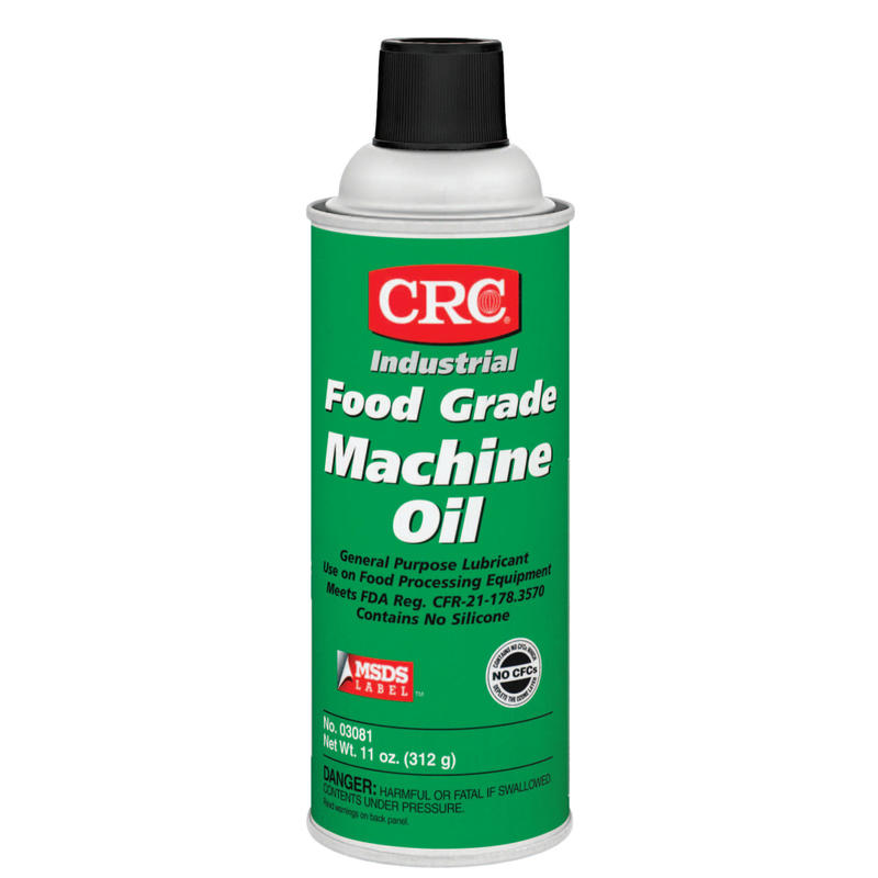 CRC Food-Grade Machine Oil, 16 Oz Aerosol Cans, Pack Of 12 Cans MPN:03081