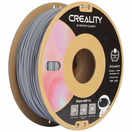 3D Printer Filament, Gray MPN:CR-PLA Matte Grey