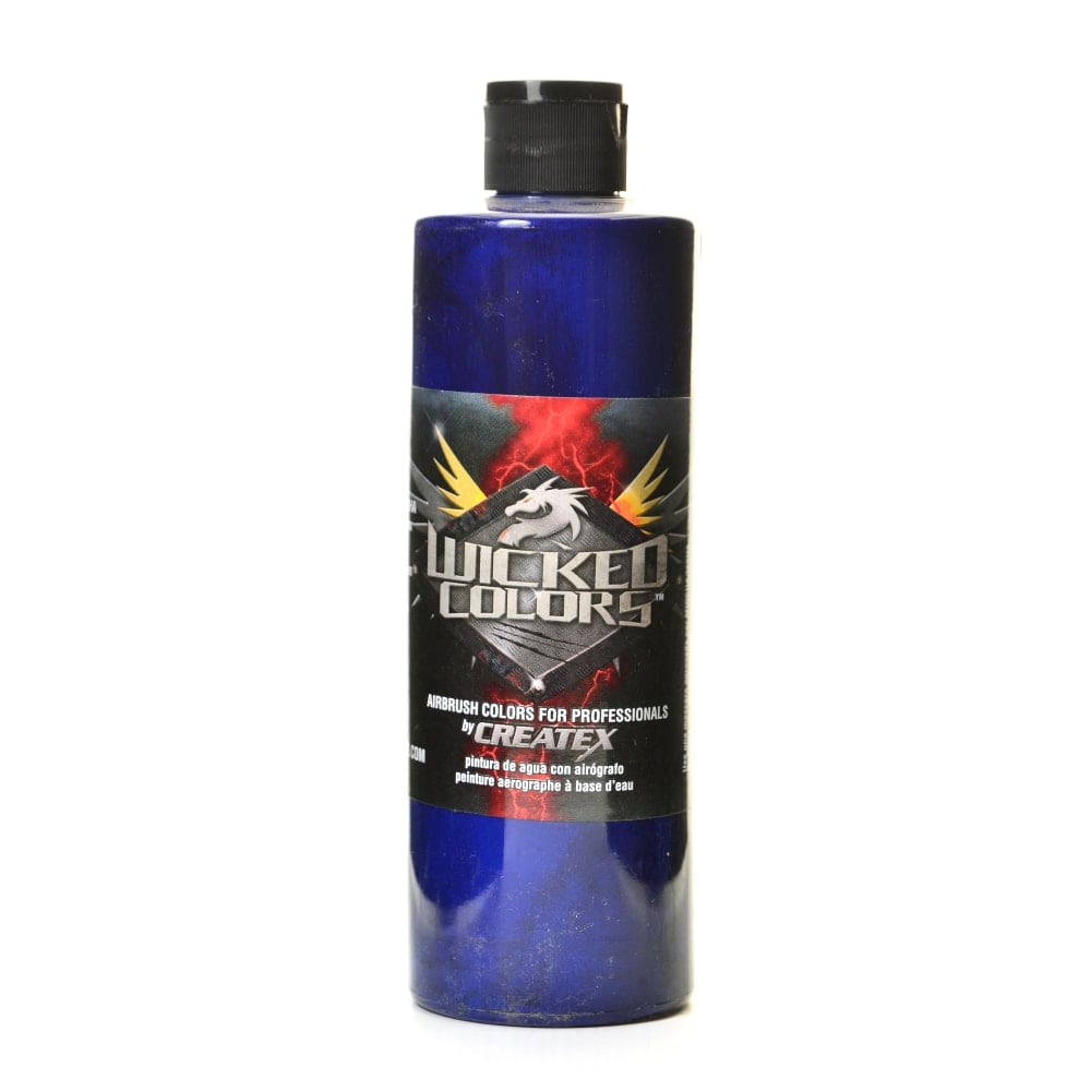 Createx Wicked Colors Airbrush Paint, 16 Oz, Deep Blue MPN:W008-16