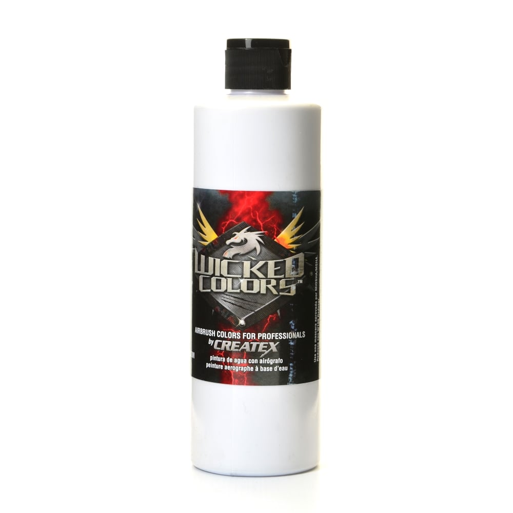 Createx Wicked Colors Airbrush Paint, Detail, 16 Oz, White MPN:W050-16