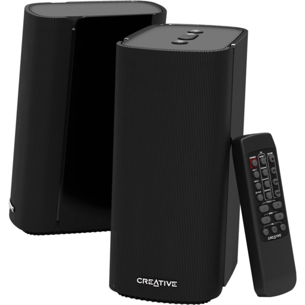 Creative T100 2.0 Bluetooth Speaker System - 40 W RMS - 50 Hz to 20 kHz - USB MPN:51MF1690AA002