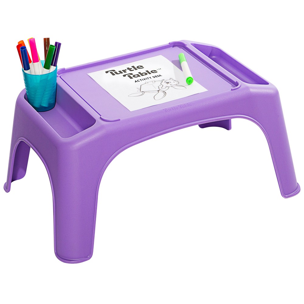 LapGear Turtle Table Kids Activity Lap Desk Tray, Purple MPN:20102