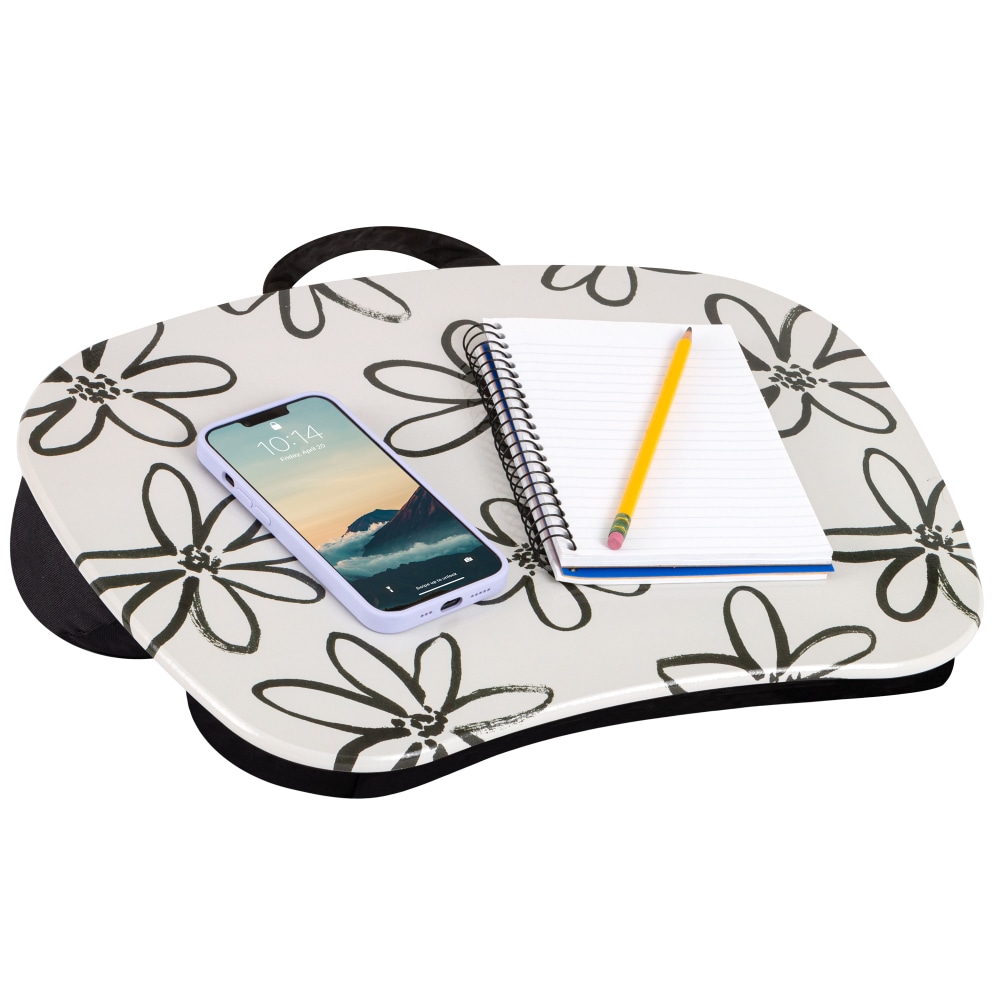 LapGear MyStyle Lap Desk, 2-5/8inH x 17inW x 13-1/4inD, Brushed Flower MPN:45308
