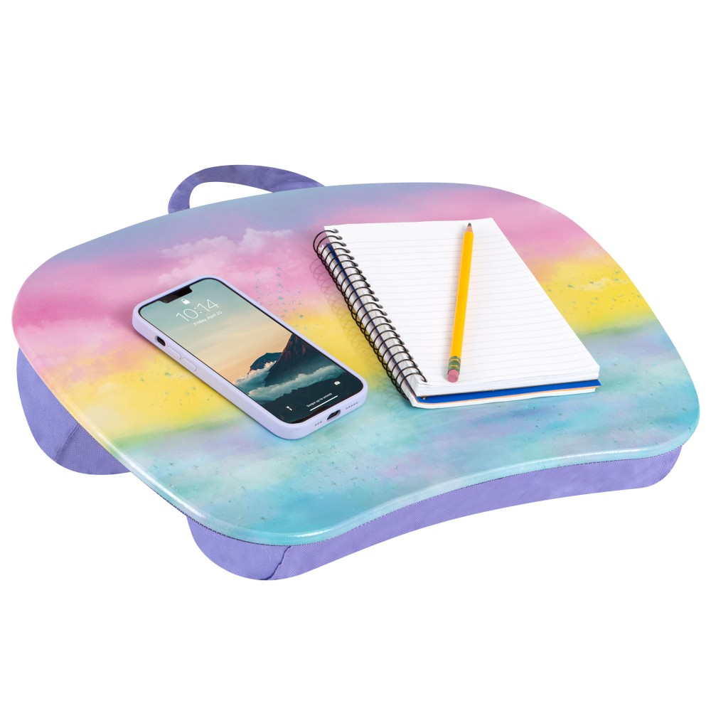 LapGear MyStyle Lap Desk, 2-5/8inH x 17inW x 13-1/4inD, Sunset Watercolor MPN:45321