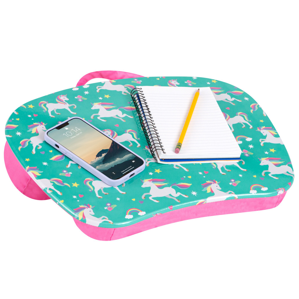 LapGear MyStyle Lap Desk, 2-5/8inH x 17inW x 13-1/4inD, Unicorns MPN:45357