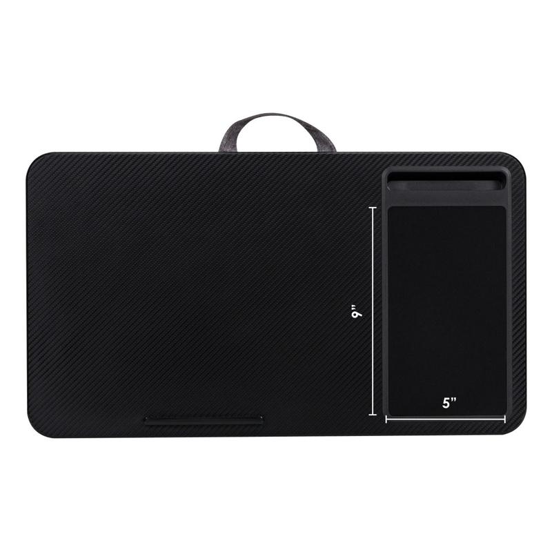 LapGear Home Office Lap Desk, 21in x 12in, Black Carbon MPN:91588