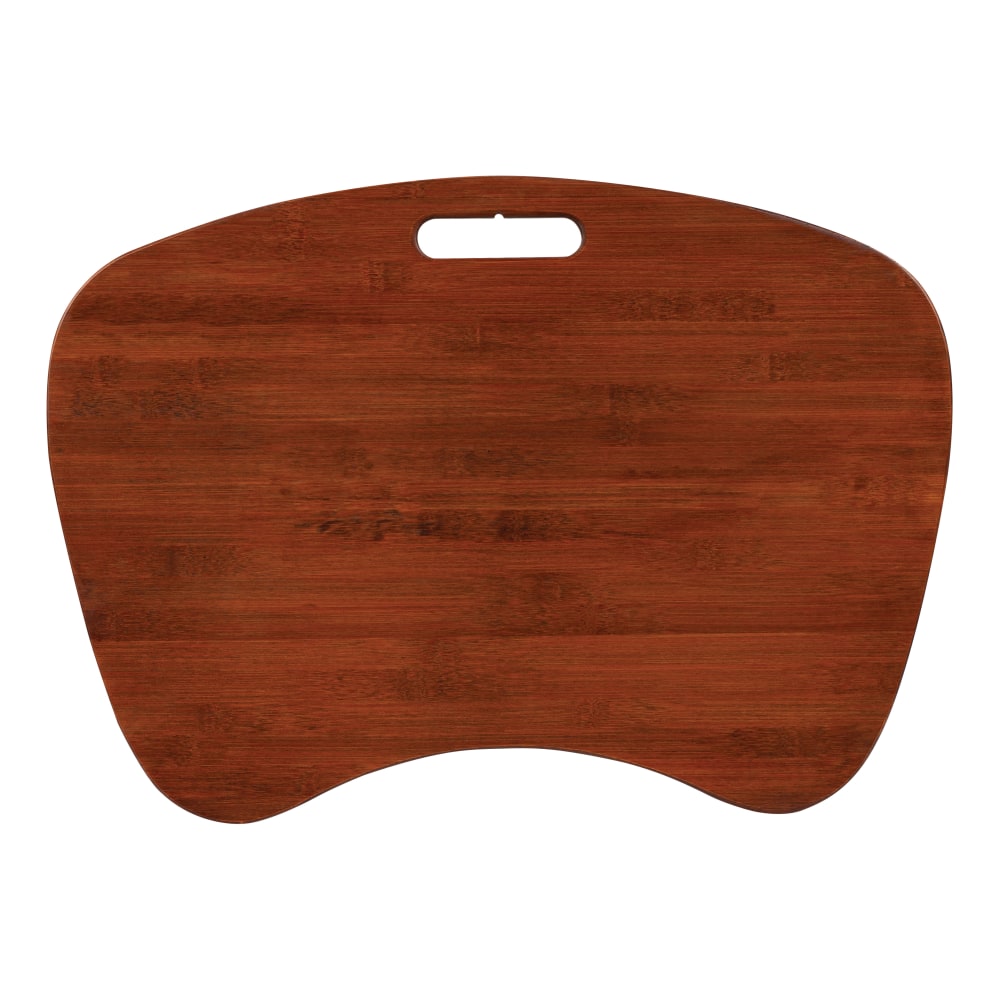 LapGear Bamboo Lap Desk, 22-1/2in x 15-15/16in x 2-5/8in, Chestnut MPN:91692