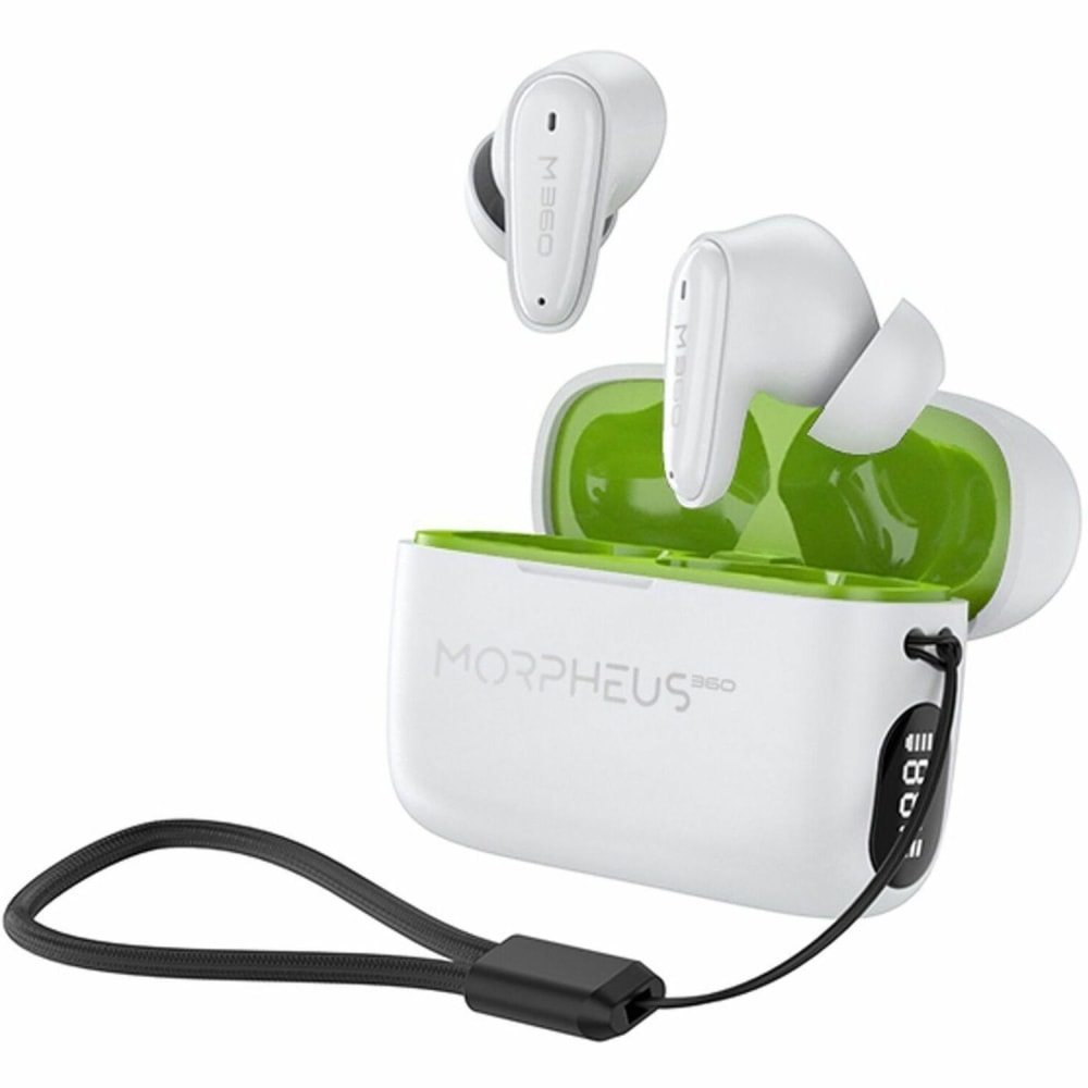 M360 TW1800W Nemesis True Wireless Earbuds - Bluetooth Headphones with Microphone - 20H Playtime - White - TW1800W MPN:TW1800W