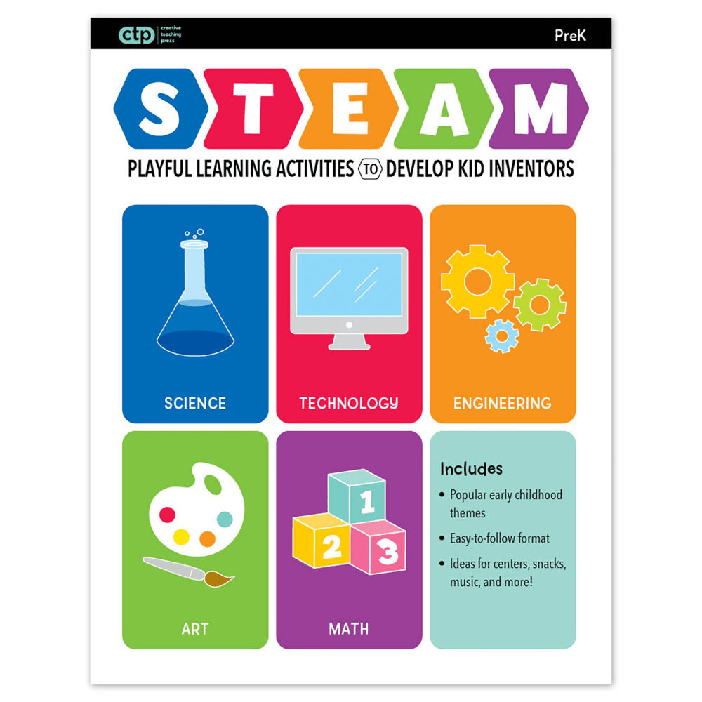 Creative Teaching Press STEAM Learning Activities, Grade PreK MPN:CTP10265