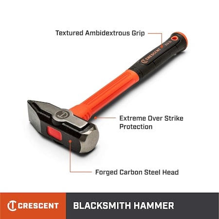 Hammer, 2.5Lb Blacksmith, Fiberglass MPN:CHFBS40