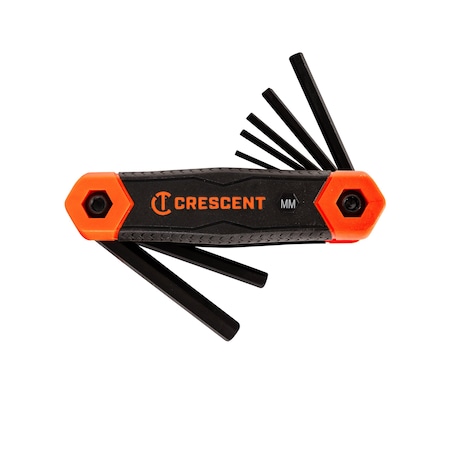 Folding Hex Key Mm 8Pc MPN:CHKFM8