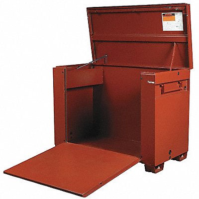 Drop-Front Jobsite Box 45 in Brown MPN:1-657990