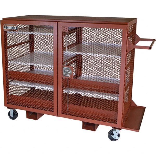 Mesh Security Cabinet Mobile Work Center: 75