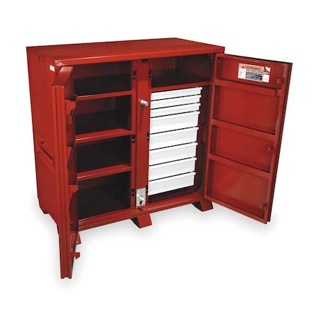 Jobox Steel 2 Door Drawer CAB. 60.13X30.25X60.75 MPN:1-679990