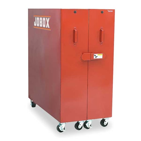 Jobsite Cabinet, Brown, 62 in W x 30 in D x 63 in H MPN:692990
