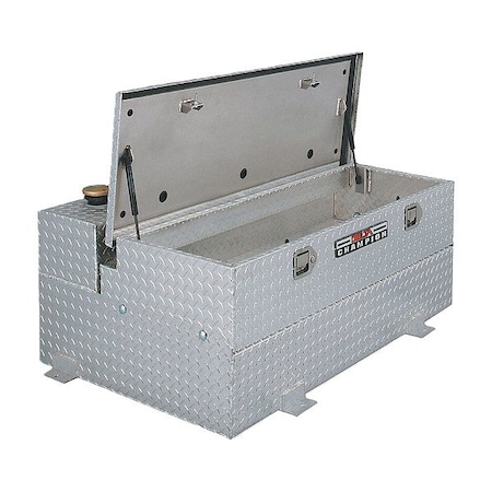 74 Gallon L-Shaped Tank with Removable Chest Aluminum Fuel-N-Tool Combo Tank With Chest MPN:433000