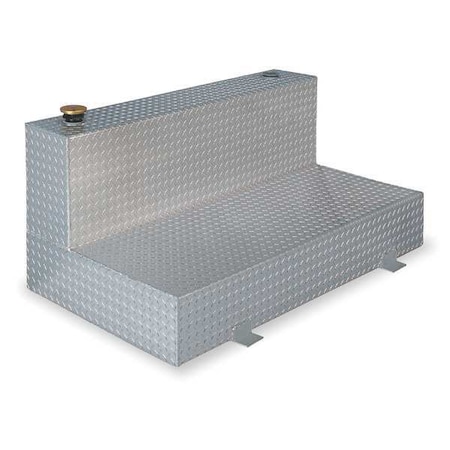 100 Gallon L-Shaped Aluminum Liquid Transfer Tank for Trucks MPN:437000
