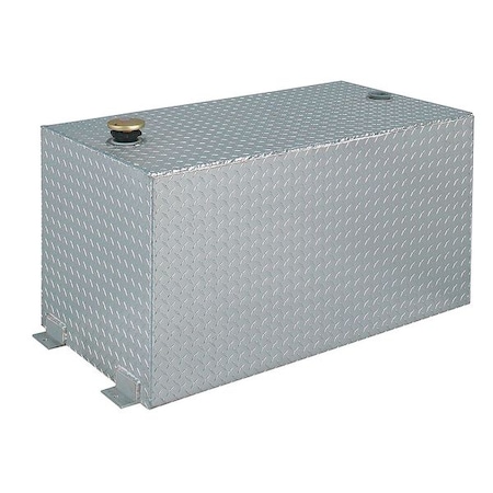 100 Gallon Rectangular Aluminum Liquid Transfer Tank for Trucks MPN:438000