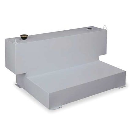 100 Gallon White L-Shaped Fuel-N-Tool Ready Steel Liquid Transfer Tank for 4-Door Trucks MPN:498000