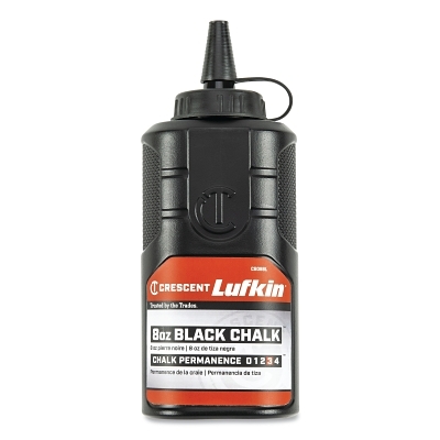 Chalk Bottle Black 8OZ MPN:CB08BL