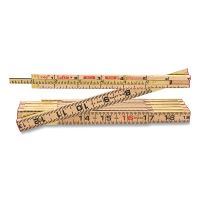 Wood Extension Folding Ruler 8/6