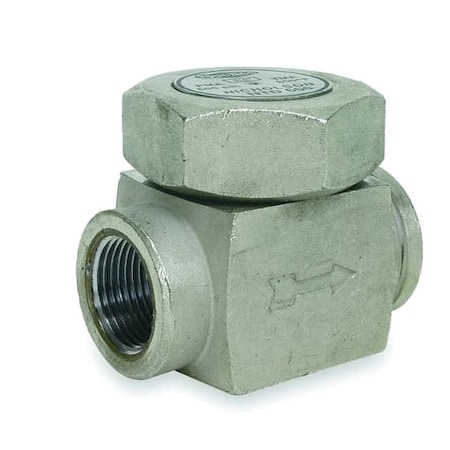 Steam Trap, 800F, Stainless Steel, 600 psi, End to End Length: 2 in MPN:NTD600-N1B9A