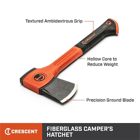 Hatchet 14IN Fiberglass CAMPER'S MPN:CFHATCH20