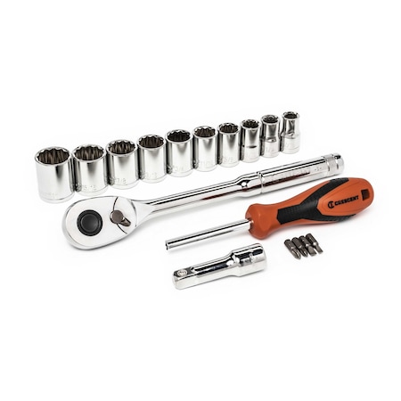 Socket Wrench Set 17PC 1/2