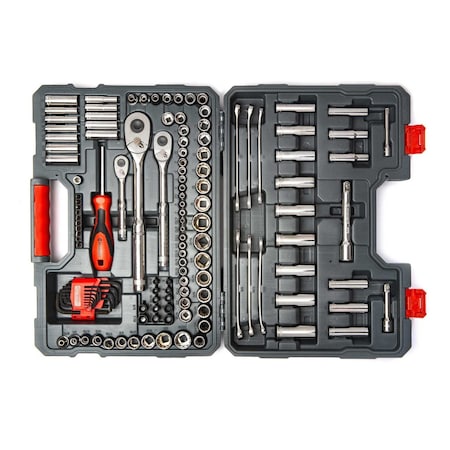 Mechanics Tool Set 142PC 1/4 3/8 1/2