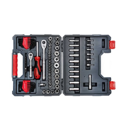 84 Pc Mech Tool Set 1/4