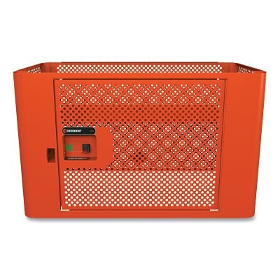Mesh Security Panel Single Door Lockable Storage MPN:IUC1DMPLCRM