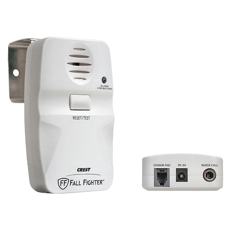 Bed Monitor, White, 3 1/2