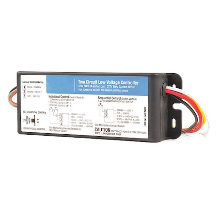 Low Voltage Controller, Black, 6 3/4
