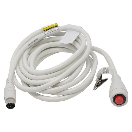 Call Cord, 8-Pin DIN, White, Single, 7 ft. MPN:117704