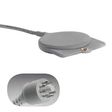 Call Cord, 8-Pin, Gray, Single, 10 ft. MPN:118808-10
