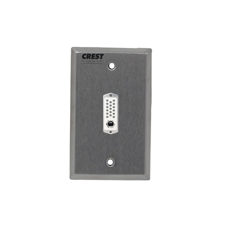 Receptacle 17-Pin, Dukane, w/Metal 1/ MPN:475PSC
