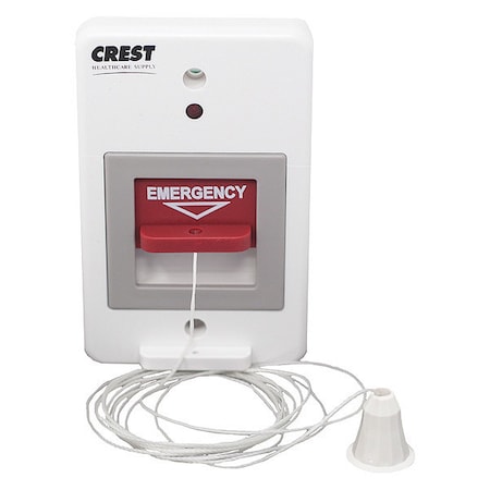 Pullcord Station, White, 4 1/2