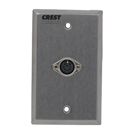 DIN 8-Pin Replacement Receptacle, Jeron MPN:B-32877P
