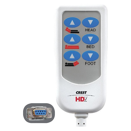 HD2 Bed Control, For Invacare MPN:BCAD600