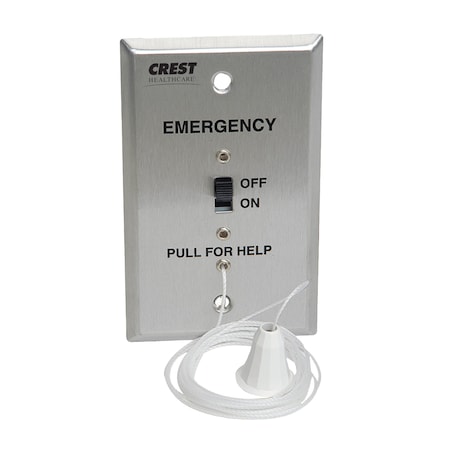 Pullcord Station, Single Status, 1-Gang MPN:E-114-1C