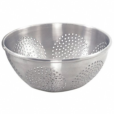 Colander 12 qt. 5-1/2 in H Aluminum MPN:ACOL12C