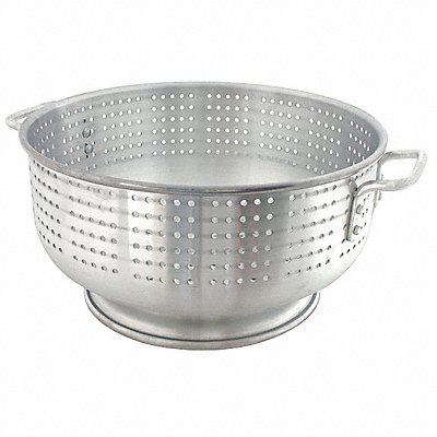 Colander 21 qt. 8 in H Aluminum MPN:ACOL21M