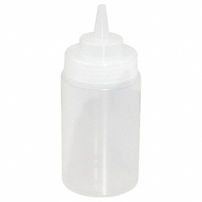 Squeeze Bottle Plastic Clear 12 oz PK12 MPN:SB12CW