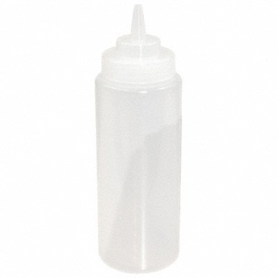 Squeeze Bottle Plastic Clear 24 oz PK12 MPN:SB24CW