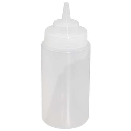 Squeeze Bottle, Plastic, Clear, 16 oz., PK12 MPN:SB16CW