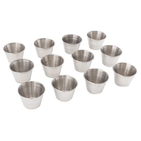 Sauce Cup, 2-1/2 oz, Stainless Steel, PK12 MPN:SC2