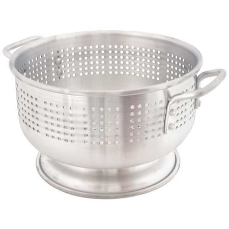 Colander, 12 qt., 7-3/4 in. H, Aluminum MPN:ACOL12M