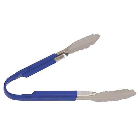 Tong, Blue, 10 in. L, Stainless Steel MPN:CG10BL